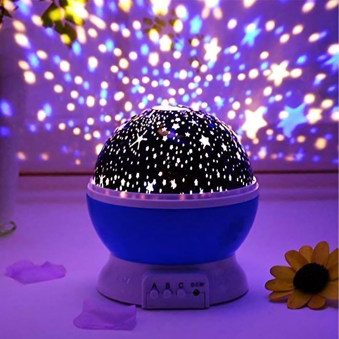 One94Store Star Master LED Night Light with USB Cable, Colorful Rotating Galaxy Projector for Bedroom, Kids Room and Home Decor