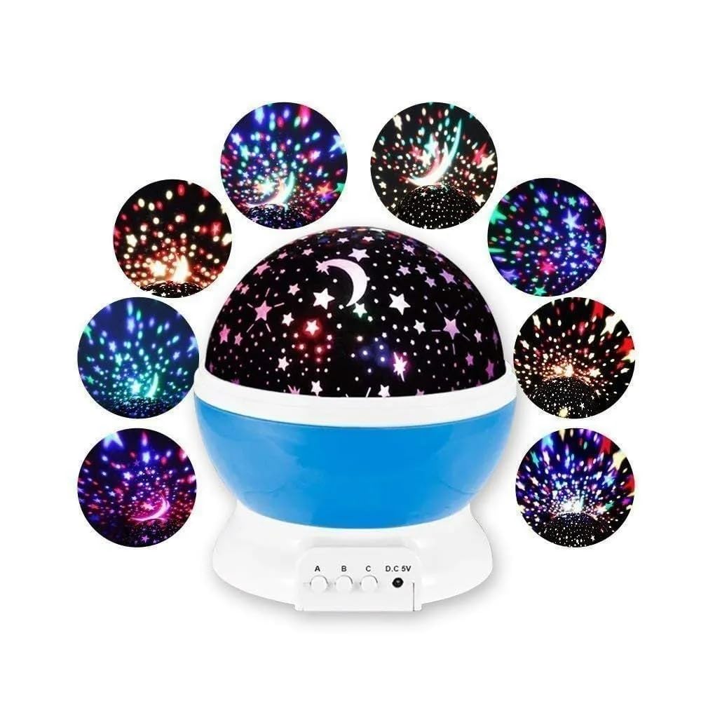 Desidiya Night Light Star Projector | Star Master Galaxy 360 Rotating Colorful Lights Starry Space Projection Home Room Decoration Design |