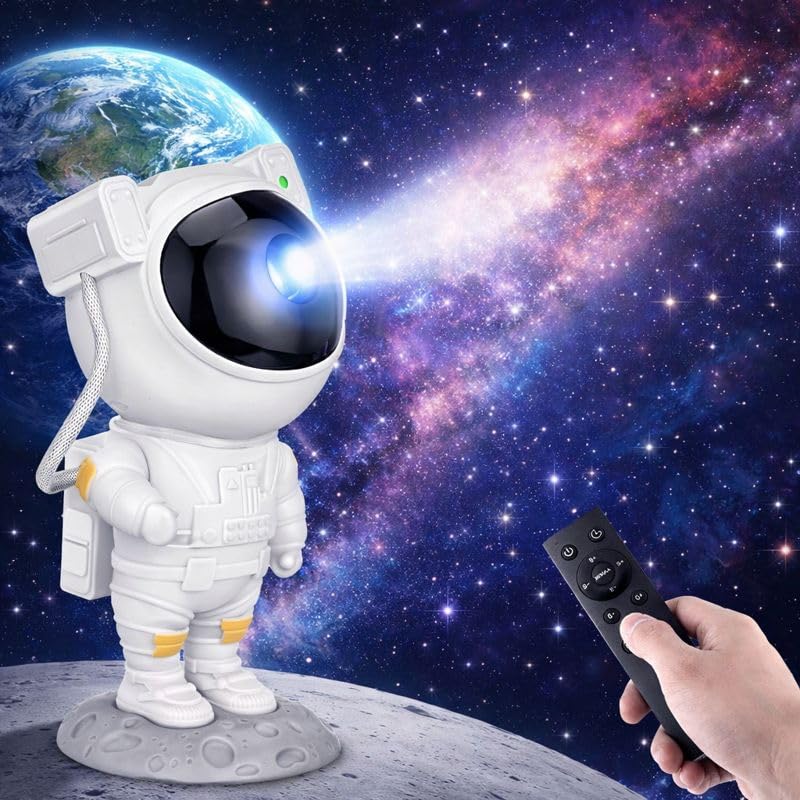 Mini Galaxy Wall Projector 2-in-1 USB Planetarium + LED Sconce Night Lamp